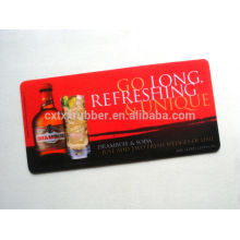 rubber beer mat, fancy beer mat, non slip bar mat